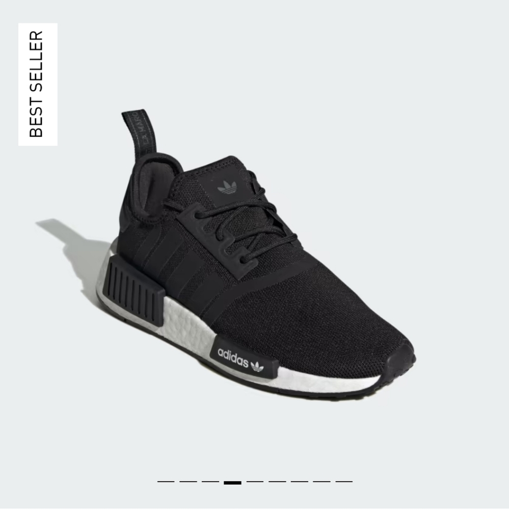 Adidas NMD_R1 black white size 7/7.5 - Picture 4 of 12